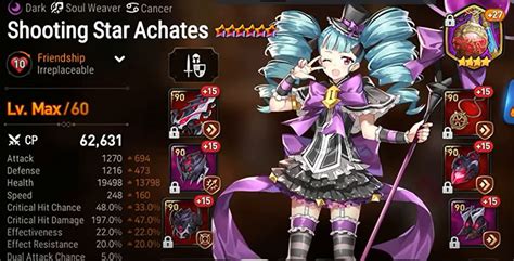 Epic Seven Shooting Star Achates Build 2024 Skill Equipment And