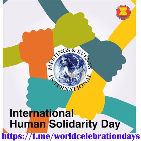 International Human Solidarity Day World Celebration Days