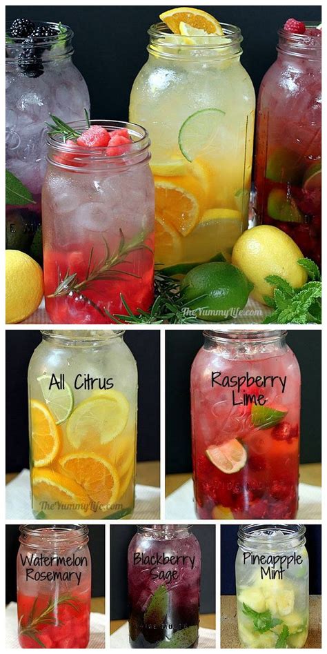 Diy Naturally Flavored Herb And Fruit Water Recipes And