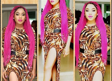 bn pick your fave the beauty edition toyin lawani s bold blue or popping pink braids bellanaija