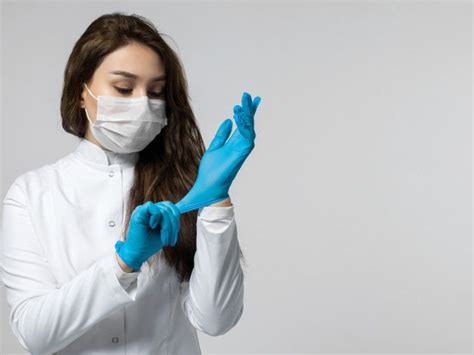 download medical worker wearing blue gloves for free medical glove beautiful nurse medical
