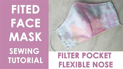 This pattern is much more basic in appearance, but it is designed to cover more of your face, which is handy if you are trying to keep. How to SEW a REUSABLE FACE MASK // DIY FABRIC FACE MASK ...