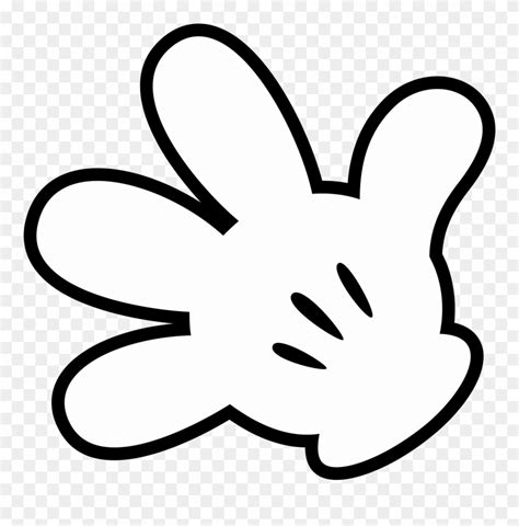 Mickey Mouse Hands Printable