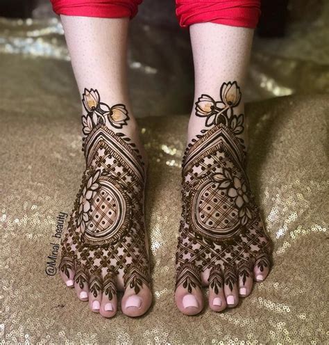 Feet Mehndi Modern Leg Mehandi Design Dreaming Arcadia