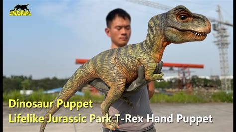 Baby T Rex From The Lost World Jurassic Park Thedinosaurchannel Dinosaur Puppet Youtube
