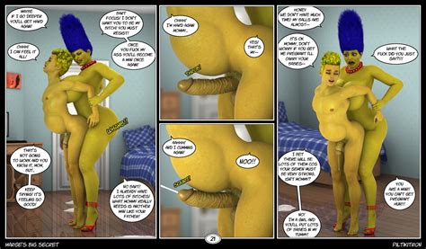 Piltikitron Marges Big Secret Simpsons Porn Comics