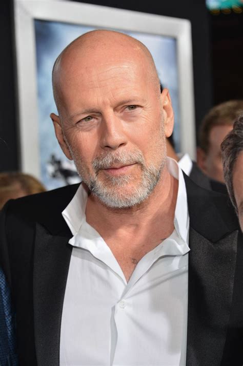 Bruce Willis Beard Styles Bald Bald With Beard Bald Men Style