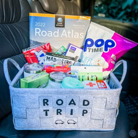 Useful Road Trip Gifts And Basket Ideas For Travelers In
