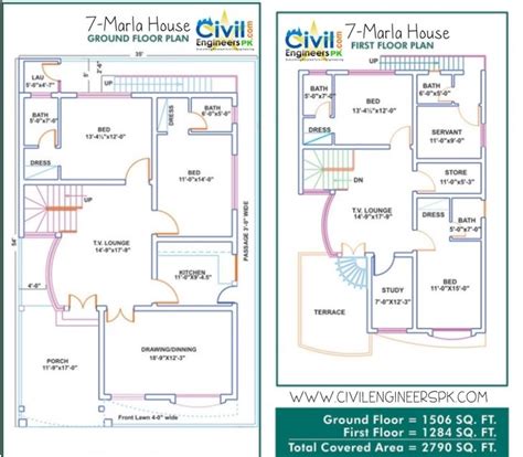 House Floor Plan Ideas 10 Marla House Plan Model House Plan House Map