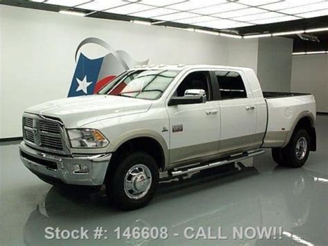 Buy Used 2010 Dodge Ram 3500 Laramie Mega 4x4 Diesel Drw Nav 65k Texas