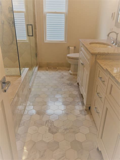 Hexagon Bathroom Floor Tile Are Taking The Design World By Storm Bathroom Remodel Schedule