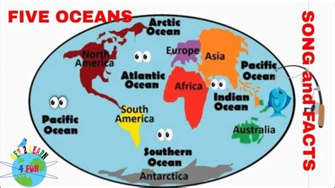 Five Oceans Song Five Oceans Of The World Oceans Of The Earth