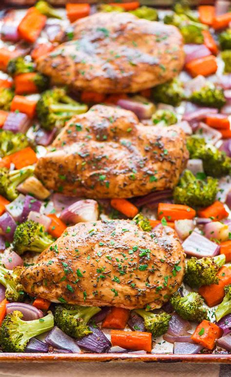 This quick, healthy chicken recipe tastes like you fussed over it all day. Maple Dijon Chicken and Vegetables {Easy and Healthy ...
