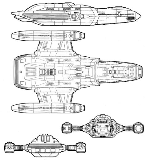 Starship Schematic Database Ufp And Starfleet Galaxy Exploration Vessels