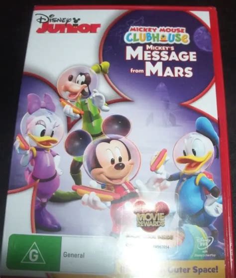 Mickey Mouse Clubhouse Mickeys Message From Mars Aust Region 4 Dvd