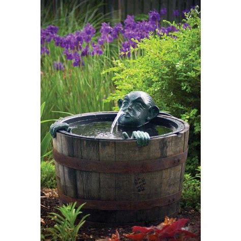 Aquascape Man In Barrel Spitter Kit Fountains Outdoor Backyard Water