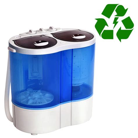 Giantex 16lbs Portable Mini Washing Machine Gravity Drain Compact Twin