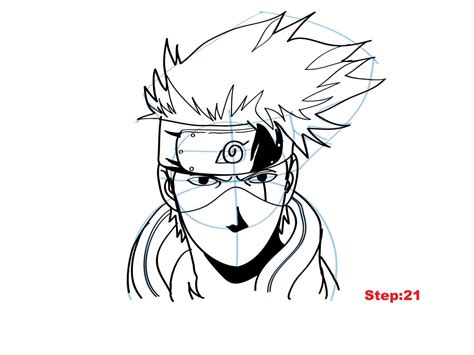 How To Draw Kakashi From Naruto