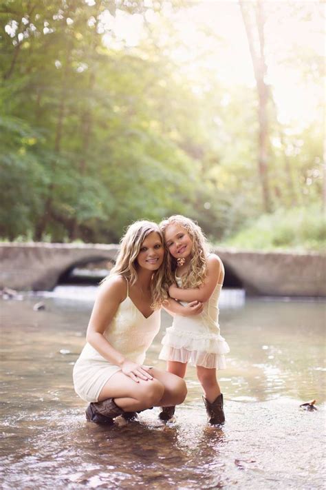 Mother Daughter Photo Creek Summer Mother Daughter Photography Mother Daughter Photography