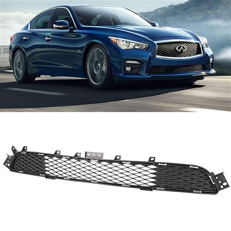 For 2014 2017 Infiniti Q50 Front Bumper Lower Mesh Sport Grille Oe