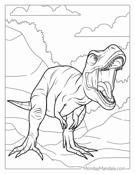 32 T-Rex Coloring Pages (Free PDF Printables)