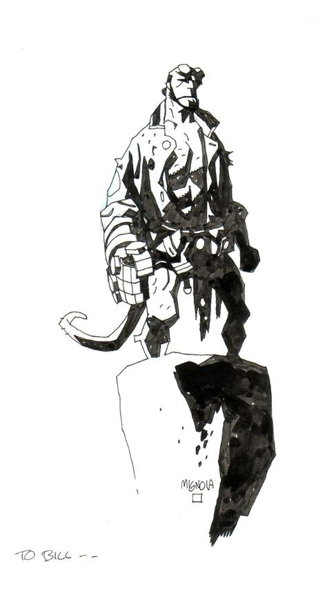 Hellboy Mike Mignola In Bill Laits Commissions And Loose Sketches