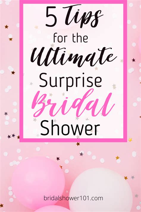 5 Tips For The Ultimate Surprise Bridal Shower Bridal Shower Bridal Shower Invitations Night