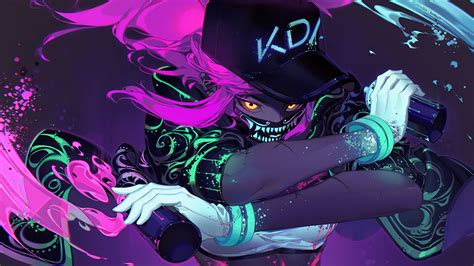 3840x2160 Kda Akali With Spray 4k 4k Hd 4k Wallpapers Images Images