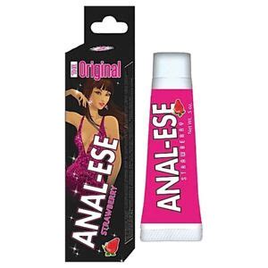 The Original Anal Ese Strawberry Anal Numbing Cream Lube Lubricant