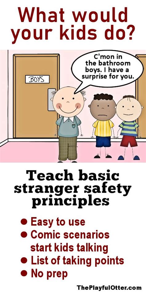 Stranger Safety Comic Powerpoint Kids Talking Pediatric Therapy