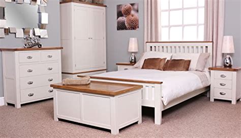 Maybe you would like to learn more about one of these? Ascot Oak 3 Drawer Bedside Table Oak and Stone White ...