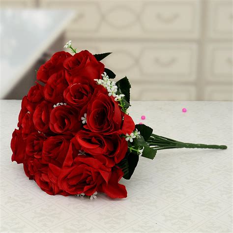 Artificial Red Roses Bouquet Artificial Flowers