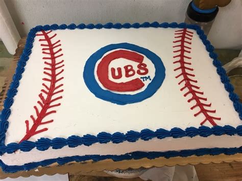 Tickets are 100% guaranteed by fanprotect. Chicago cubs sheet cake. | Chicago cubs cake, Baseball ...