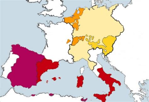 Territorios Controlados En Europa Por Carlos I De España En 1519