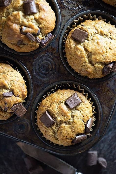Chocolate Chunk Banana Muffins — Buns In My Oven