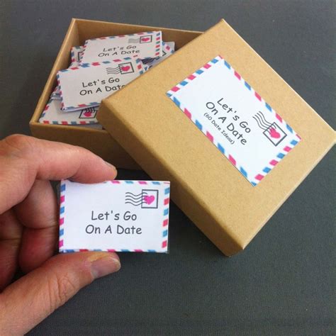 Share with your friends and let's. Date Night Box, 60 Date Night Ideas, Romantic Gift, For ...