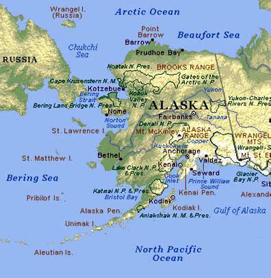 This map was created by a user. and then there was this blog: Alaska. The land of blood ...