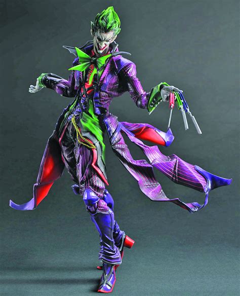 Aug148400 Dc Comics Variant Play Arts Kai Joker Af Previews World