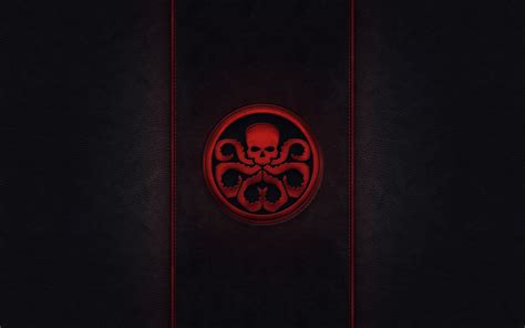 Hydra Emblem Captain America Red Skull Wallpaper Nerdy Wallpapers