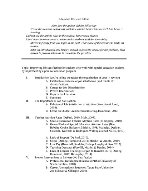 Research Paper Outline Template Apa Download