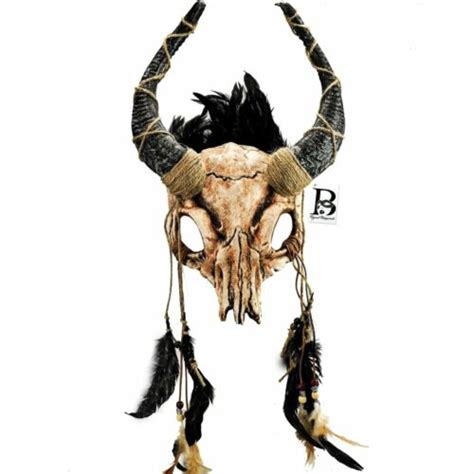 Goat Ram Skull Mask Wendigo Pagan Deer Animal Masquerade Ball Headpiece