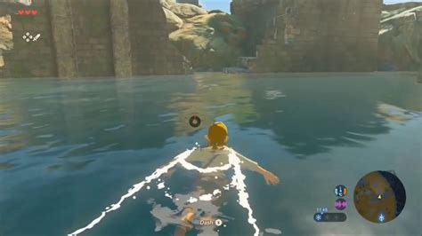 The Legend Of Zelda Breath Of The Wild Underwater Gameplay Youtube