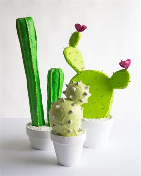 9 Diy Paper Mache Cactus Crafts Ideas For Diy