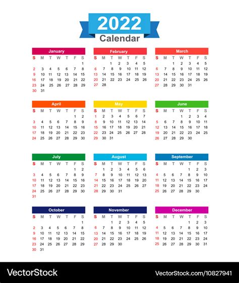 Yearly Printable Calendar 2022 Printable Calendar 2023