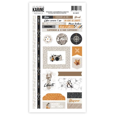 Nude And Wild Stickers 15X30 Les Ateliers De Karine