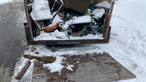 Kcmo Neighbors Claim Snow Plow Driver Caused Damage To Truck Trailer