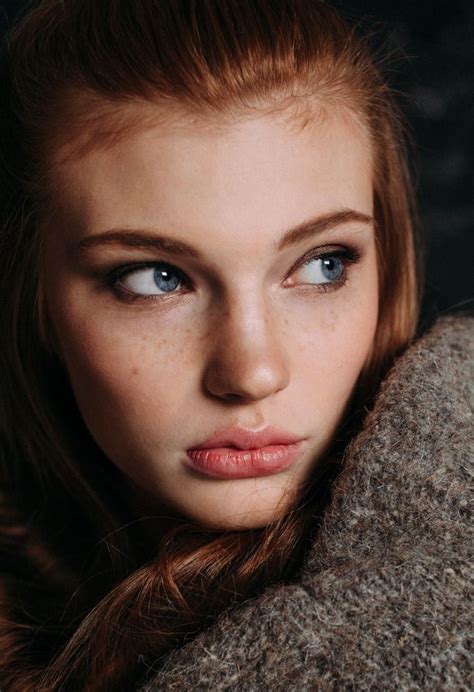 Daria Milky By Anna Grekova Pouty Lips Anna Grekova Redhead Girl