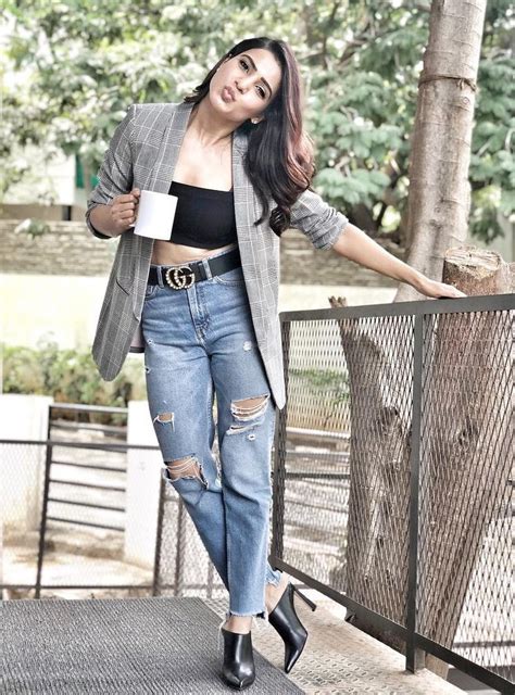 Samantha Ruth Prabhu In Jeans And Top Simple But Sexy Look