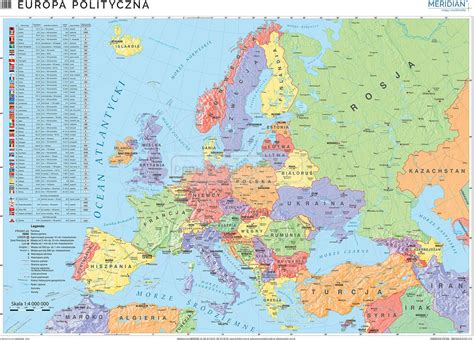 Mapa Polityczna Europy Konturowa Do Druku Rila Media Jul 2023