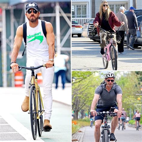 Celebrities Who Ride Bicycles Stars Bike For Fitness Transport